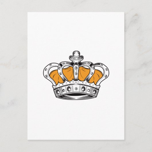 Kroon - Geel Briefkaart (Voorkant)