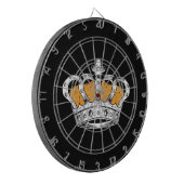 Kroon - Geel Dartbord (Voorkant Links)
