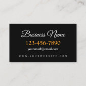 Kroon - Geel Visitekaartje (Achterkant)