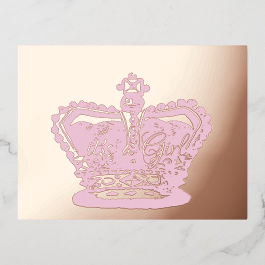 Kroon | Goudkroon het is een aankondiging van de b (Voorkant)