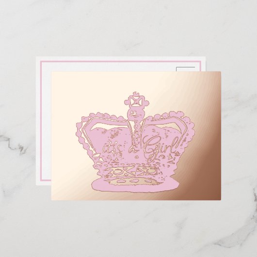 Kroon | Goudkroon het is een aankondiging van de b (Voorkant / Achterkant)