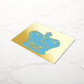 Kroon | Goudkroon Het is een Jongen Aankondiging (Gedraaid)