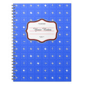 Kroon Great Dane-patroon Notitieboek (Voorkant)