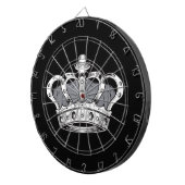 Kroon - grijs dartbord (Voorkant Rechts)