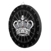 Kroon - grijs dartbord (Voorkant Rechts)