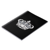 Kroon - grijs notitieboek (Linkerzijde)