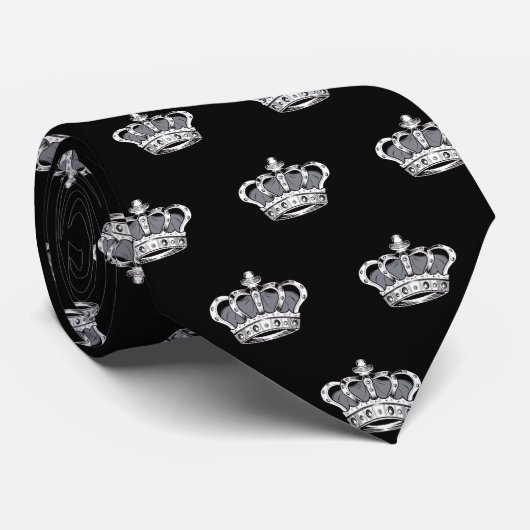 Kroon - grijs stropdas (Opgerold)