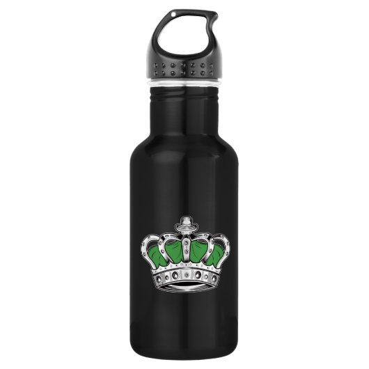 Kroon - groen waterfles (Voorkant)