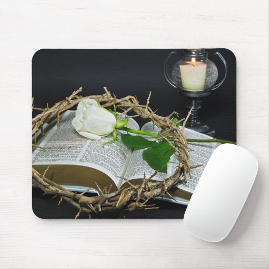 Kroon in de Bijbel Muismat (Met muis)