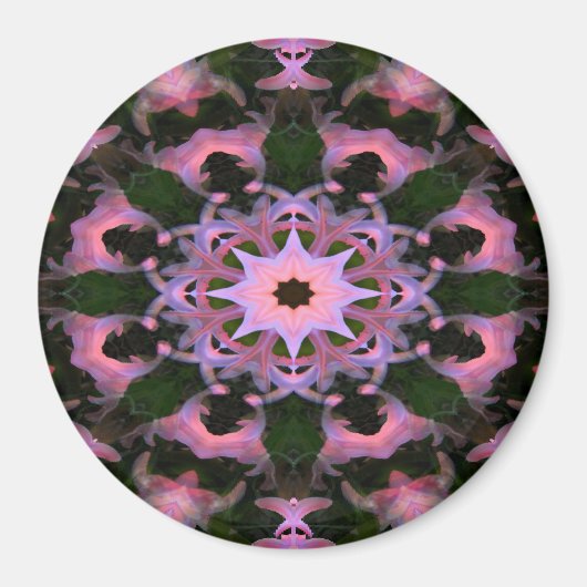 Kroon in Roze... Magneet (Voorkant)