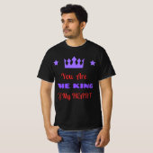 Kroon je vader : Het Perfect Vaderdag T-shirt (Voorkant volledig)