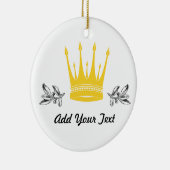 Kroon Keramisch Ornament (Rechts)