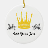 Kroon Keramisch Ornament (Voorkant)