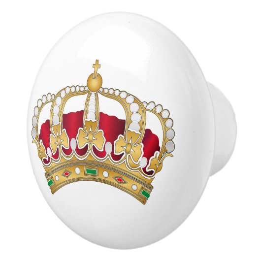 Kroon Keramische Knop (Rechts)
