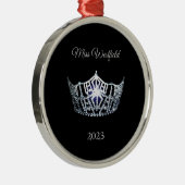 Kroon Kerst Ornament in Miss America stijl (Rechts)