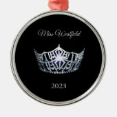 Kroon Kerst Ornament in Miss America stijl (Voorkant)