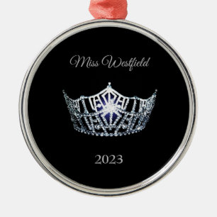 Kroon Kerst Ornament in Miss America stijl