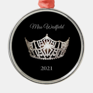 Kroon Kerst Ornament in Miss America stijl
