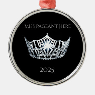 Kroon Kerst Ornament in Miss America stijl