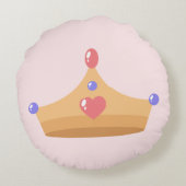 Kroon & Koets Coronet Accent Rond Kussen (Achterkant)