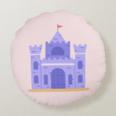 Kroon & Koets Kasteel Accent Rond Kussen (Achterkant)