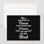 Kroon Koningin Koninklijke Prinses Goud Grappig Gi Briefkaart (Voorkant / Achterkant)