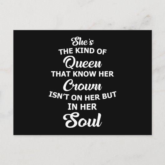 Kroon Koningin Koninklijke Prinses Goud Grappig Gi Briefkaart (Voorkant)