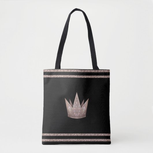 Kroon, koningin tote bag (Voorkant)