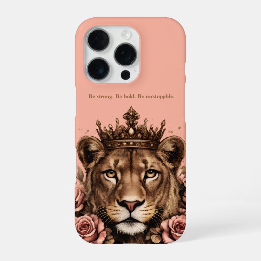 Kroon Leeuwen Empowerment iPhone Hoesje (Achterkant)