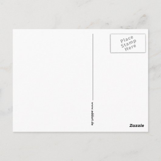 Kroon & Lily patroon + jouw tekst of teken Briefkaart (Achterkant)