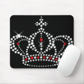 Kroon met Bling Mousepad Muismat (Met muis)