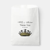  kroon met kleur van schaakstukken bedankzakje (Voorkant)