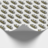 kroon met kleur van schaakstukken cadeaupapier (Hoek)