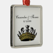  kroon met kleur van schaakstukken metalen ornament (Rechts)