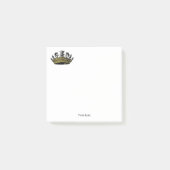  kroon met kleur van schaakstukken post-it® notes (Voorkant)