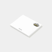 kroon met kleur van schaakstukken post-it® notes (Schuin)