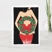 Kroon notecard feestdagen kaart (Voorkant)