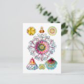 Kroon of Helmet Jellyfish Briefkaart (Staand voorkant)