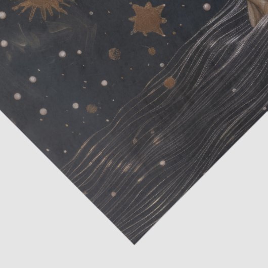 Kroon - olieverfstijl weefselpapier tissuepapier (Detail)