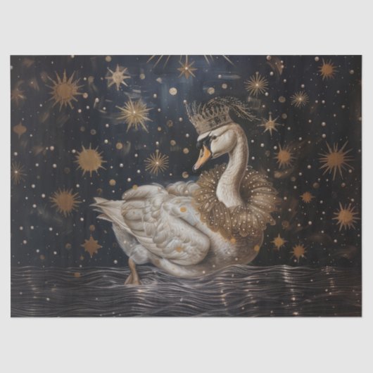 Kroon - olieverfstijl weefselpapier tissuepapier (Voorkant)