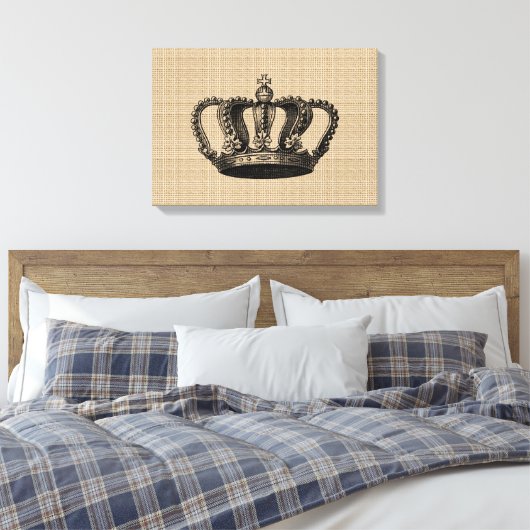 Kroon op canvas (Insitu (Slaapkamer))