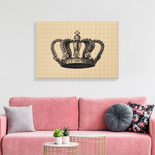 Kroon op canvas (Insitu (Woonkamer))