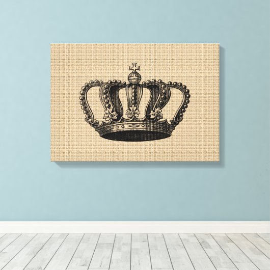 Kroon op canvas Afdruk (Insitu (Houten vloer))