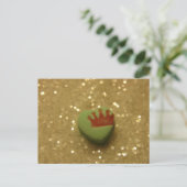 Kroon op het Snoep van het hart Briefkaart (Staand voorkant)