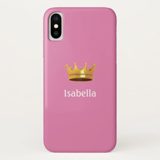 Kroon op roze goud Case-Mate iPhone case (Achterkant)