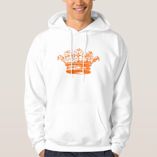  kroon - Oranje Hoodie (Voorkant)