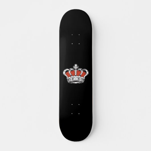 Kroon - Oranje Persoonlijk Skateboard (Voorkant)