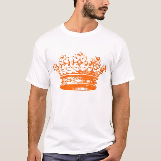  kroon - Oranje T-shirt (Voorkant)