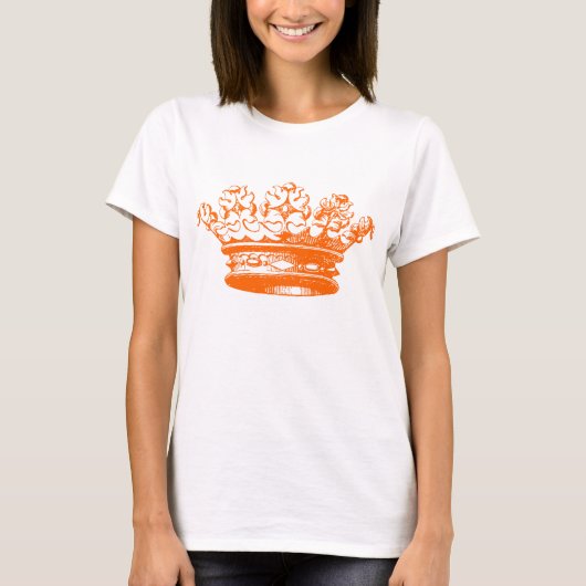  kroon - Oranje T-shirt (Voorkant)