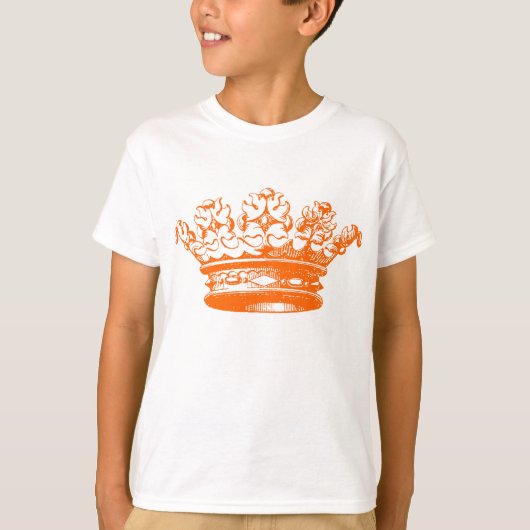 kroon - Oranje T-shirt (Voorkant)